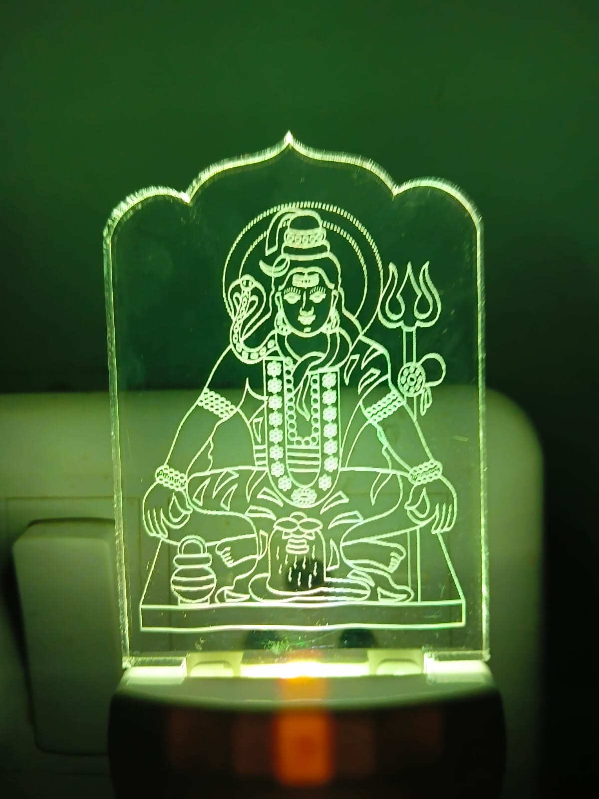 Lord Shiva LED Acrylic Lamp