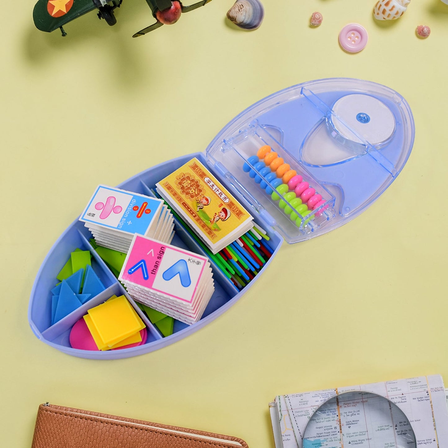 Kid Learning study game Set for kids with Color and shapes (1 Set)