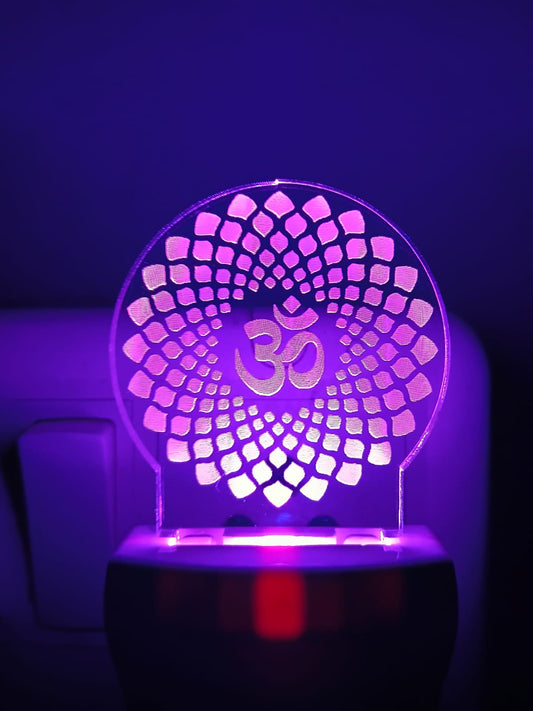 Om Symbol 3D Multicolour LED Acrylic Lamp