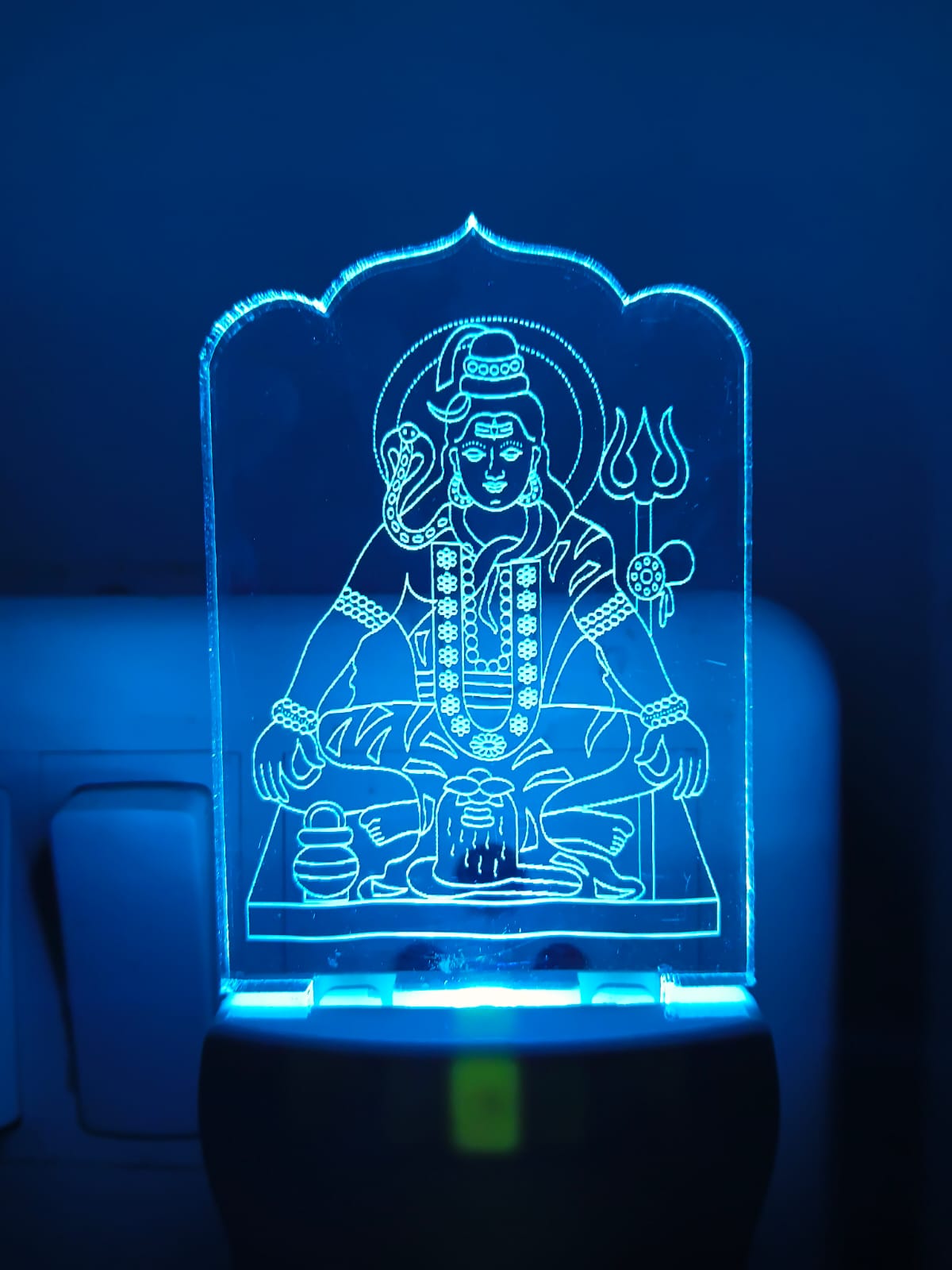 Lord Shiva LED Acrylic Lamp
