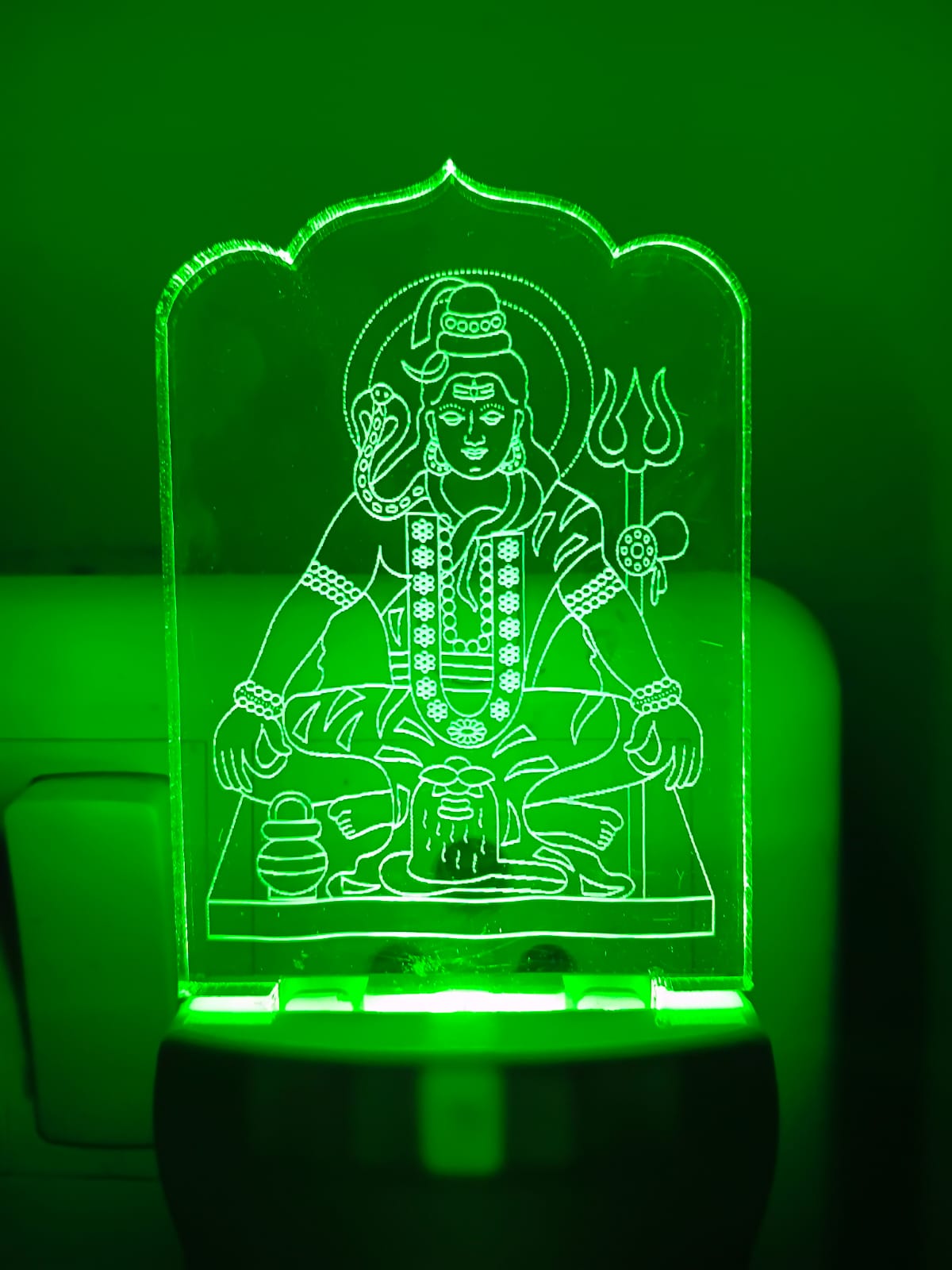 Lord Shiva LED Acrylic Lamp