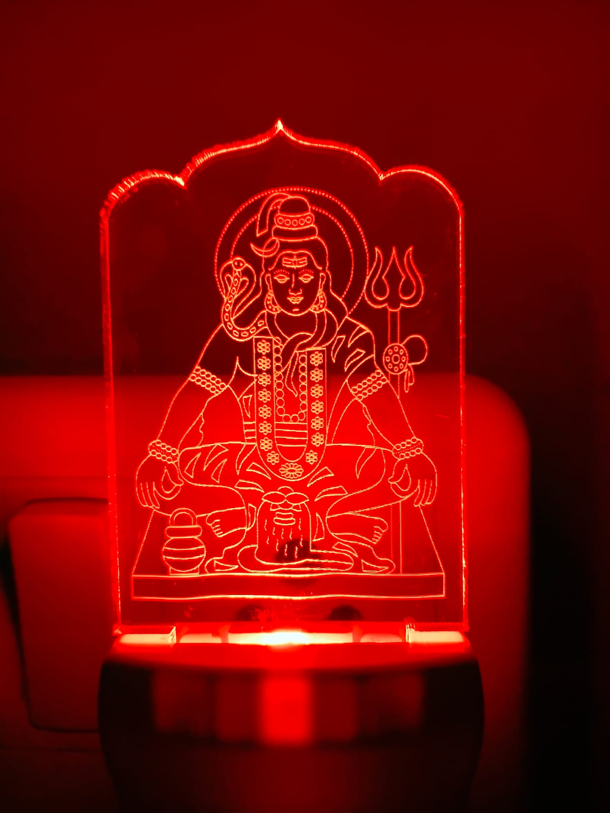 Lord Shiva LED Acrylic Lamp
