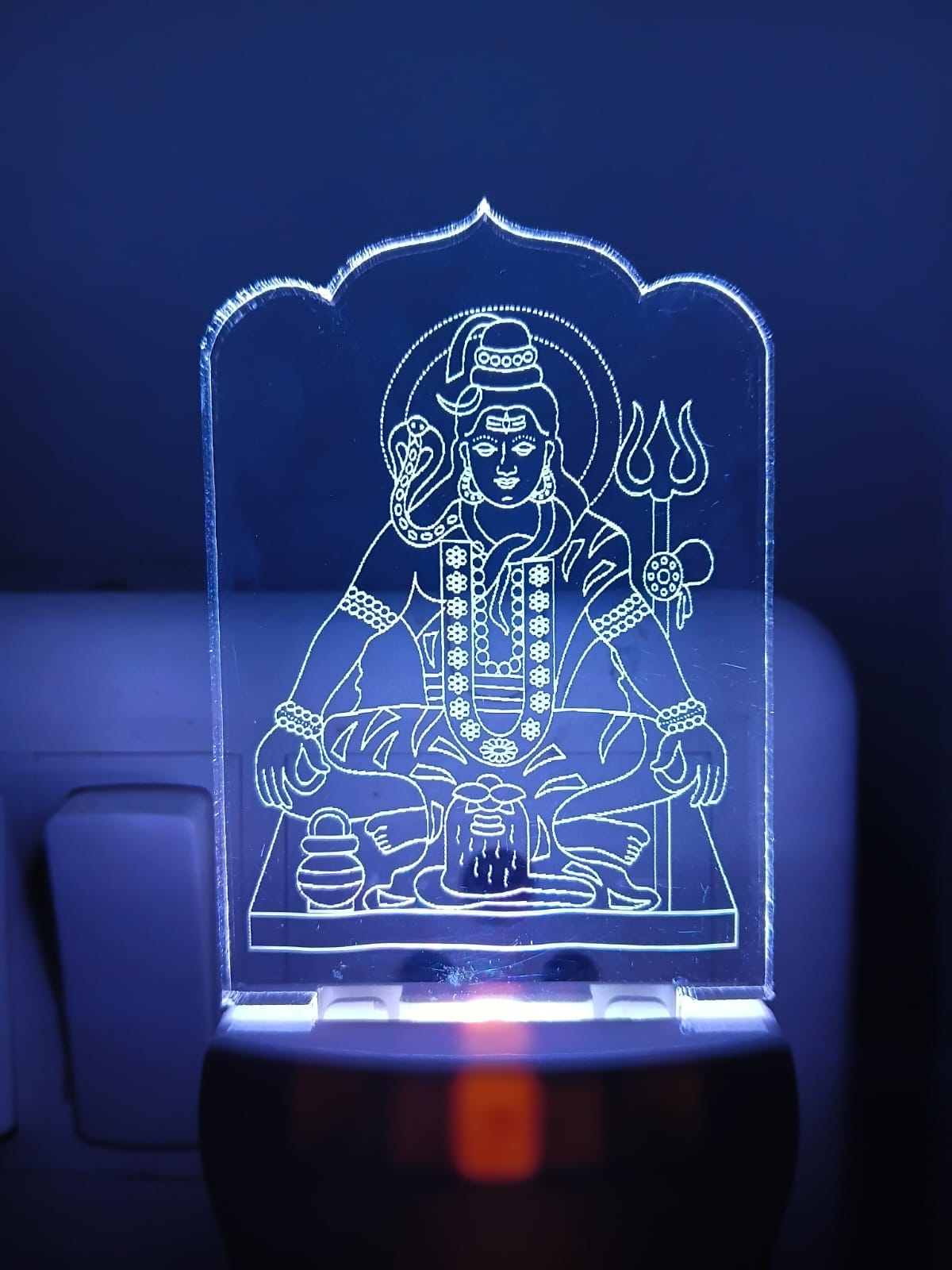 Lord Shiva LED Acrylic Lamp