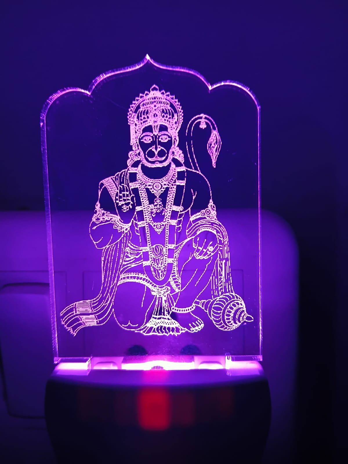 Hanuman LED Acrylic Lamp