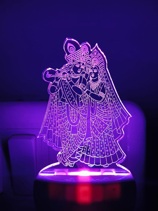 Radha Krishna LED Acrylic Lamp