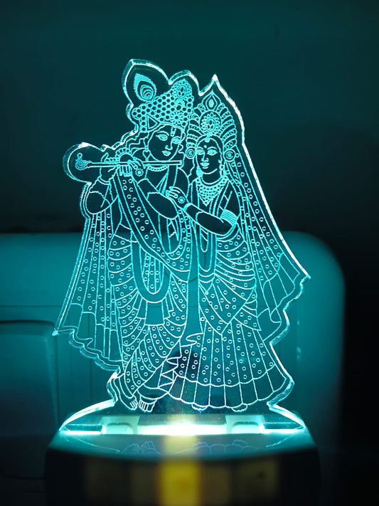 Radha Krishna LED Acrylic Lamp