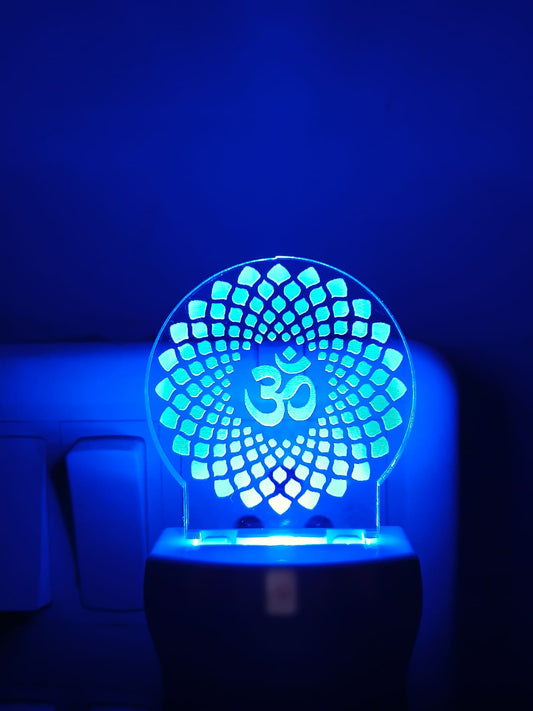 Om Symbol 3D Multicolour LED Acrylic Lamp