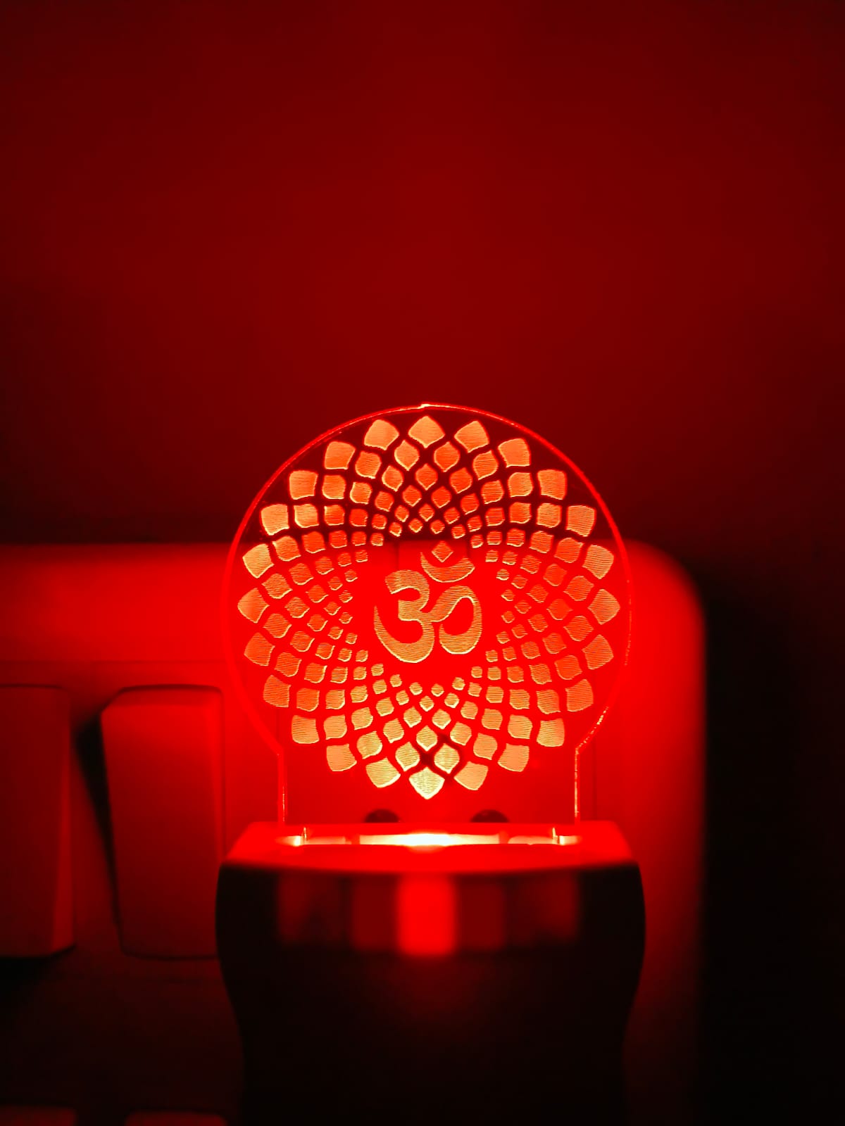 Om Symbol 3D Multicolour LED Acrylic Lamp