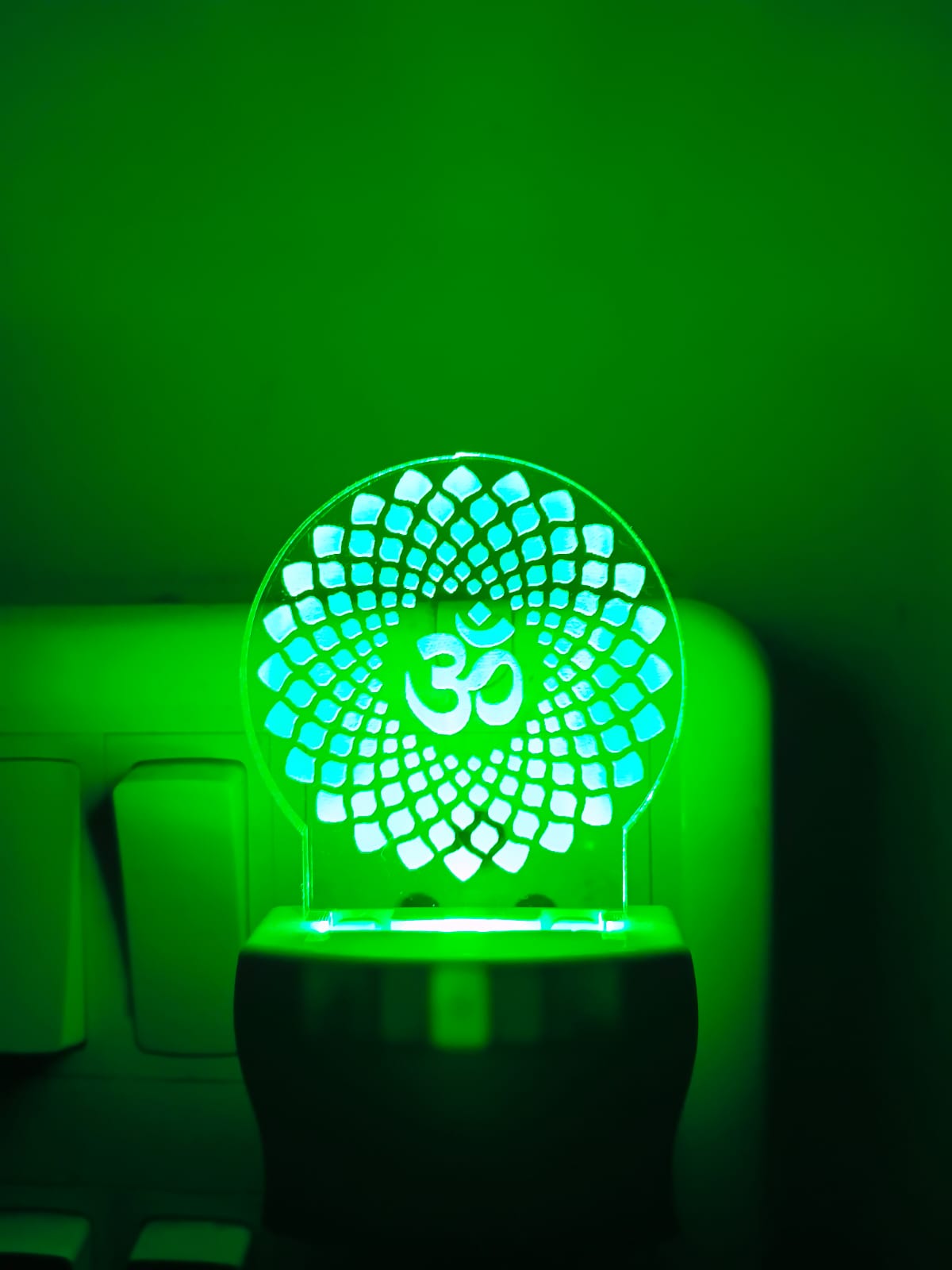 Om Symbol 3D Multicolour LED Acrylic Lamp