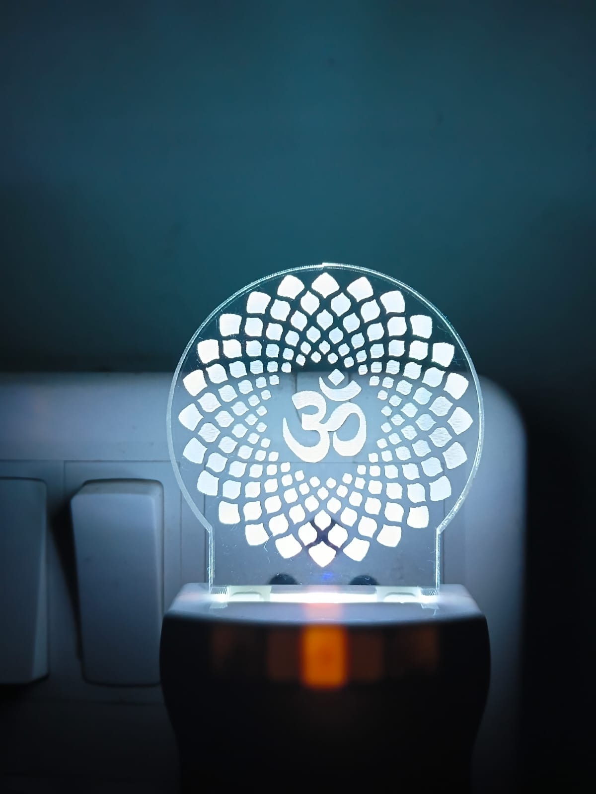 Om Symbol 3D Multicolour LED Acrylic Lamp