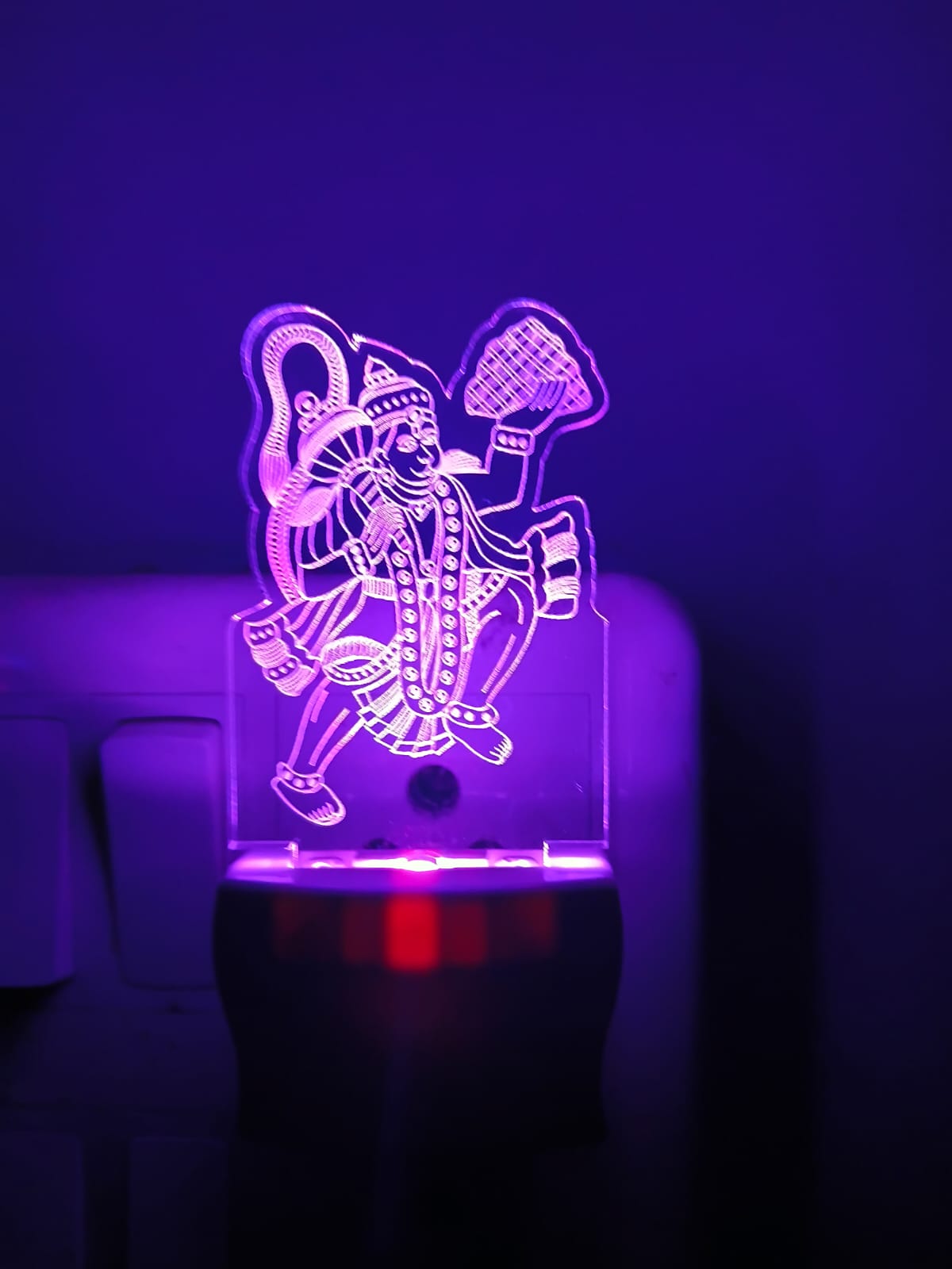 Hanuman LED Acrylic Lamp